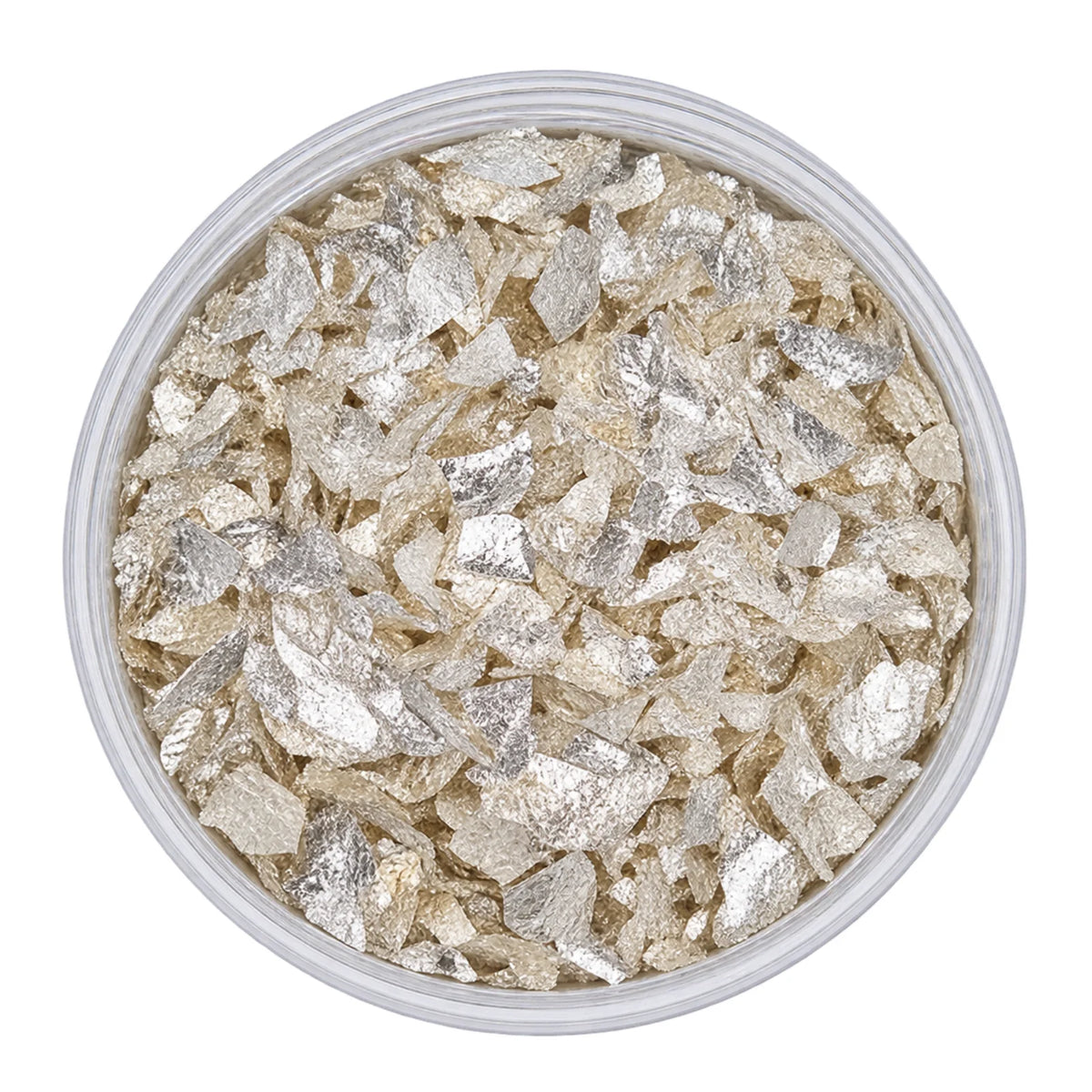 Silver 50mg Edible Flakes - Iconic Cake Art