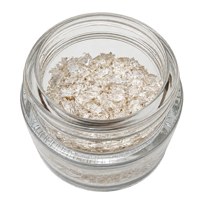 Silver 50mg Edible Flakes - Iconic Cake Art