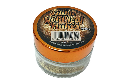 Gold 50mg Edible Flakes - Iconic Cake Art