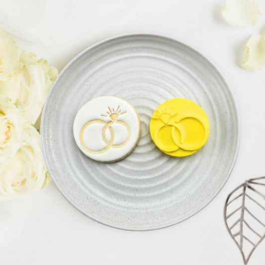 Rings Embosser 60mm - Custom Cookie Cutters