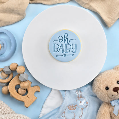 Oh Baby Embosser 60mm - Custom Cookie Cutters