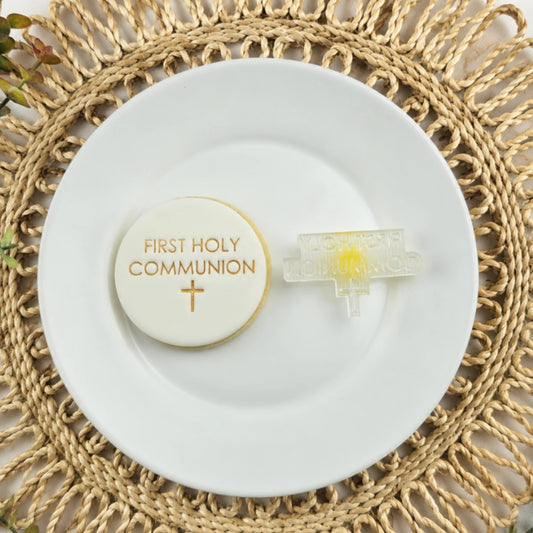 First Holy Communion Embosser - Custom Cookie Cutters