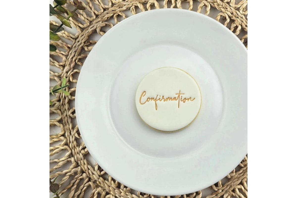 Confirmation Embosser - Custom Cookie Cutters