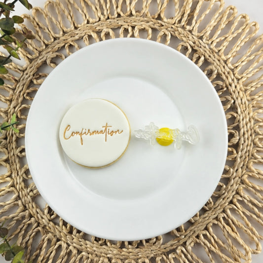 Confirmation Embosser - Custom Cookie Cutters