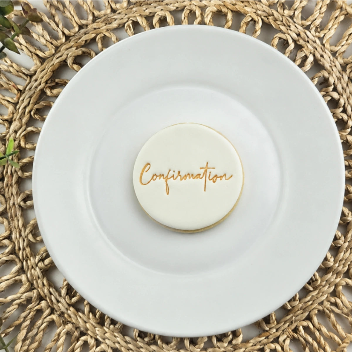 Confirmation Embosser - Custom Cookie Cutters