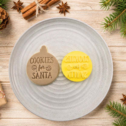 Cookies for Santa Embosser - Custom Cookie Cutters