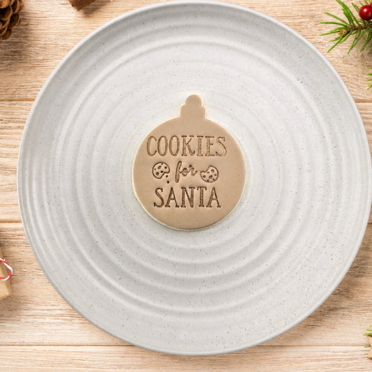 Cookies for Santa Embosser - Custom Cookie Cutters