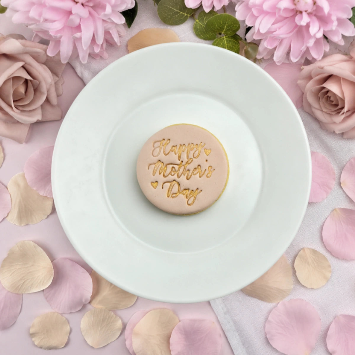 Happy Mothers Day Embosser - Custom Cookie Cutters