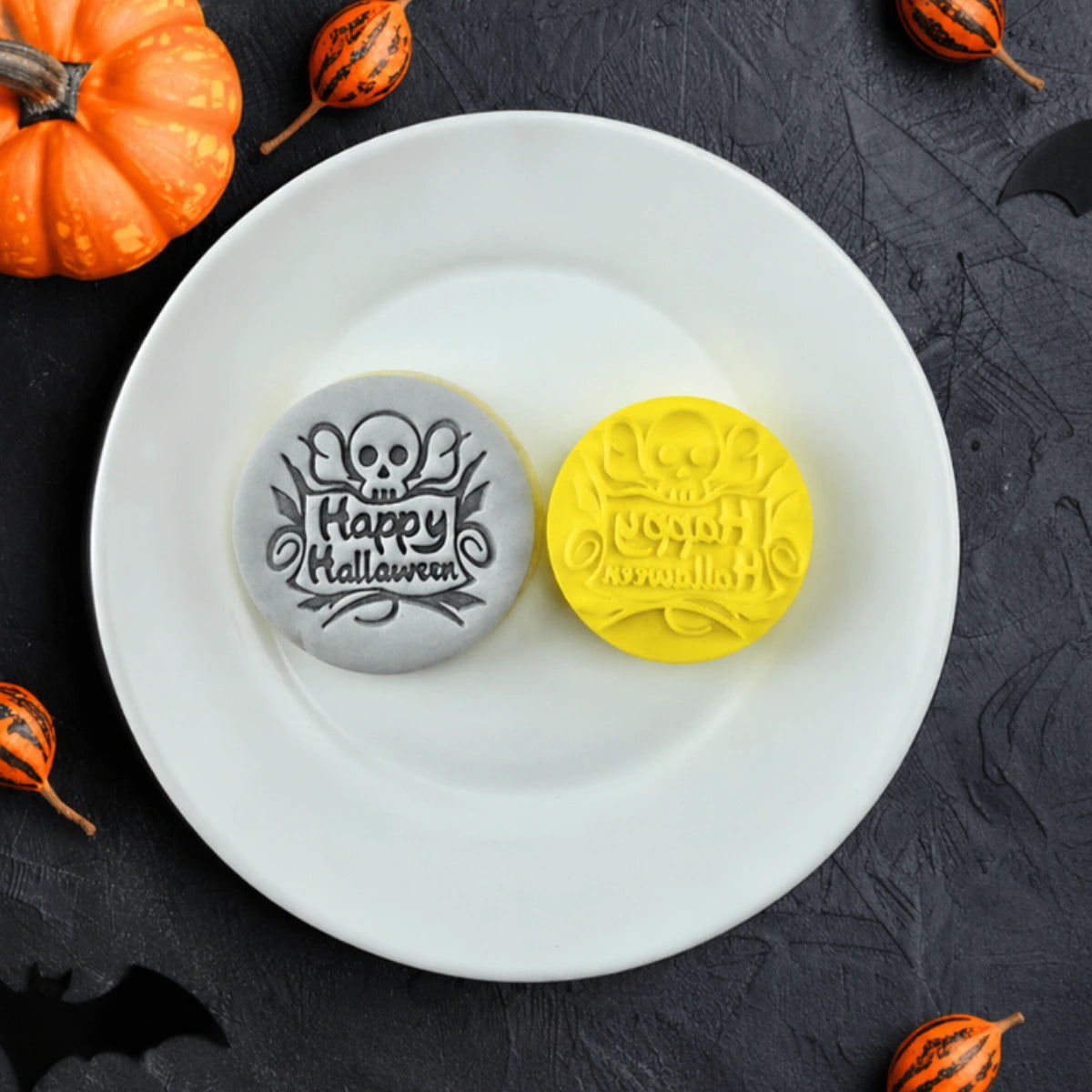 Happy Halloween Embosser - Custom Cookie Cutters