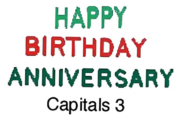 Embossers 3 Word Set - Happy Birthday Anniversary - FMM