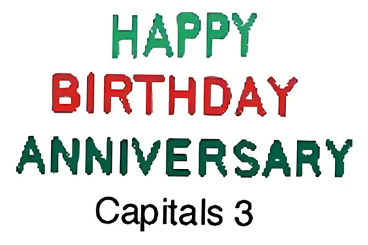 Embossers 3 Word Set - Happy Birthday Anniversary - FMM