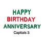 Embossers 3 Word Set - Happy Birthday Anniversary - FMM