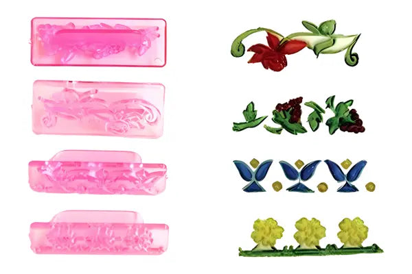 Embossers Scrolls 2 - Fondant Decorating Tools - FMM
