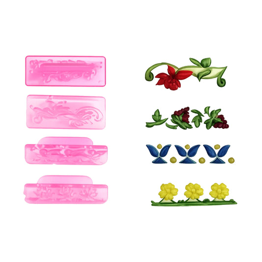 Embossers Scrolls 2 - Fondant Decorating Tools - FMM