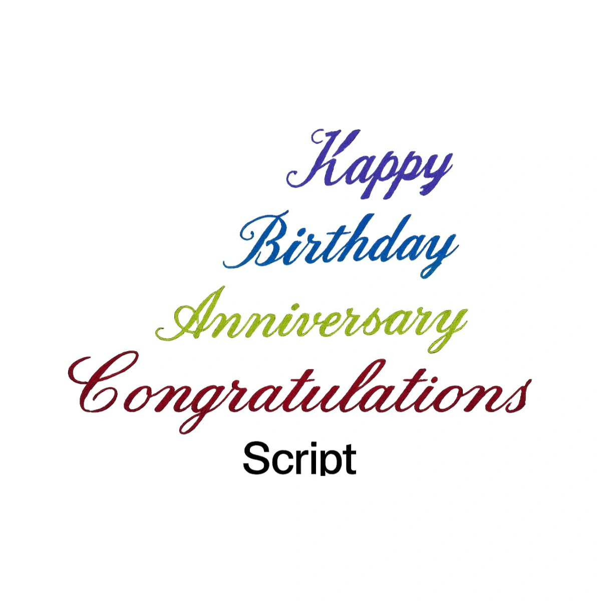Happy Birthday Anniversary Congratulations - FMM
