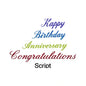 Happy Birthday Anniversary Congratulations - FMM