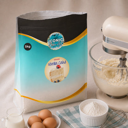 Vanilla Eggless Cake Mix 5kg - Iconic Cake Art