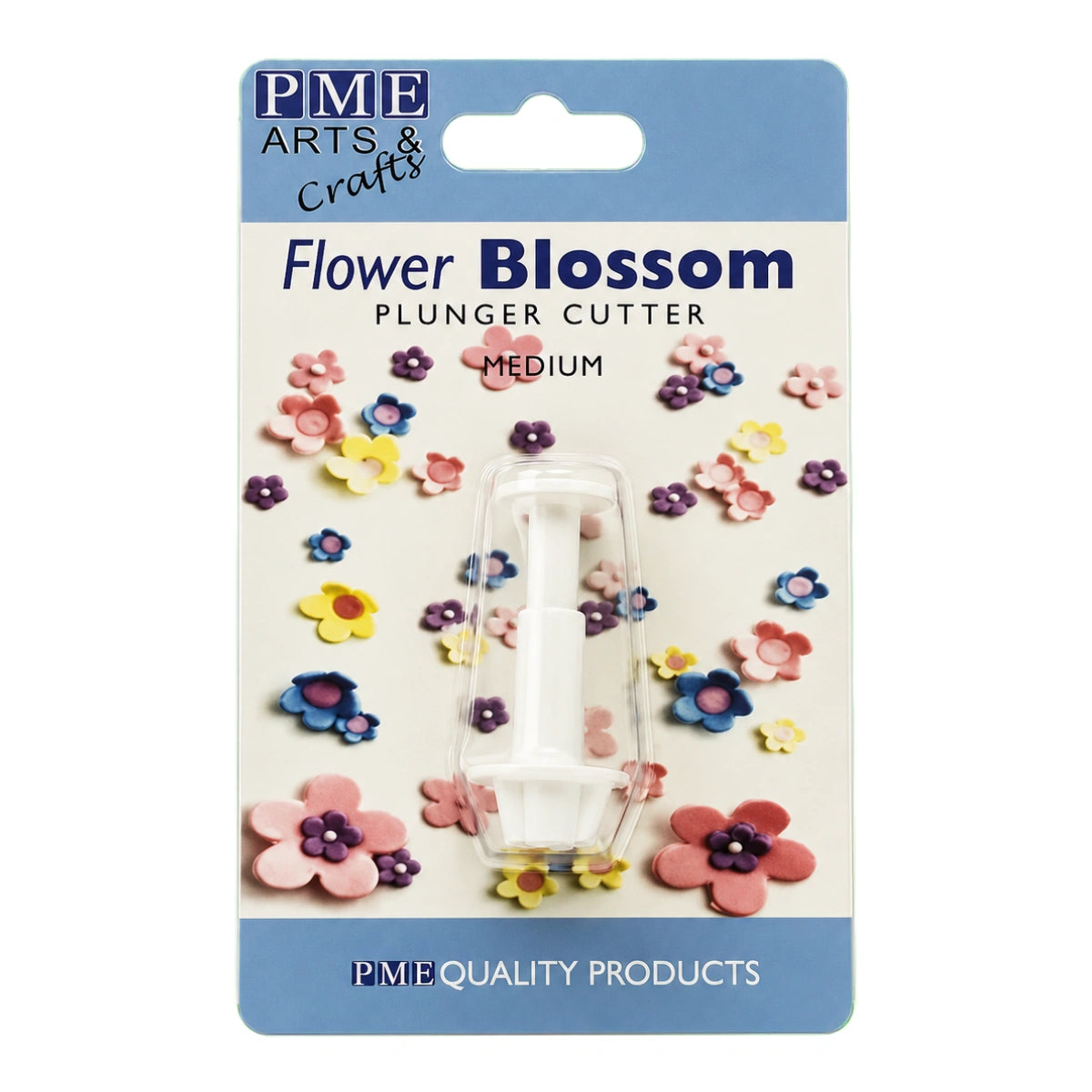 Medium Floral Plunger Cutters (Set) - Blossom Forget Me Not 10mm - PME