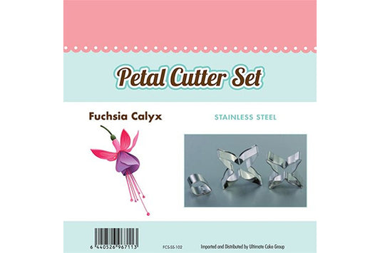 Fuchsia Calyx - Petal Cutter Set - Gateau Art
