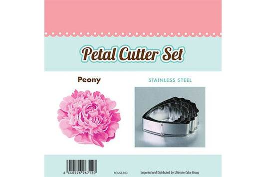 Peony - Petal Cutter Set - Gateau Art