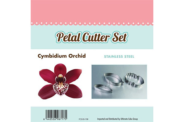 Cymbidium Orchid - Petal Cutter Set - Gateau Art