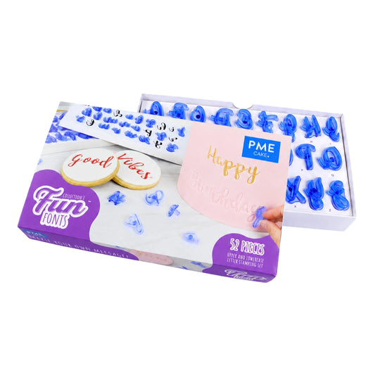 Fun Fonts - Alphabet Letters Upper and Lower Case of Collection 1 - PME