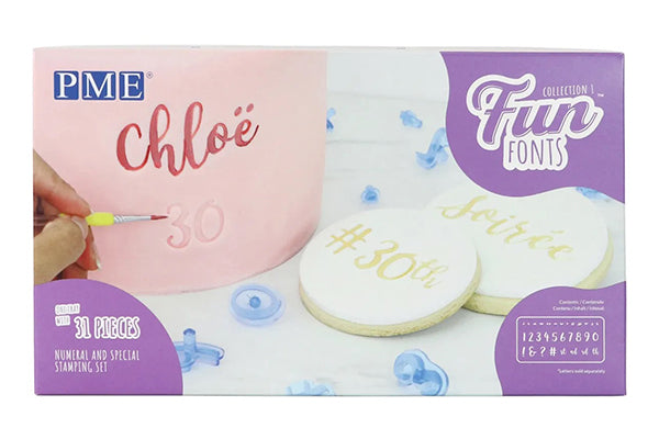 Fun Fonts - Numbers and Specials of Collection 1 - PME