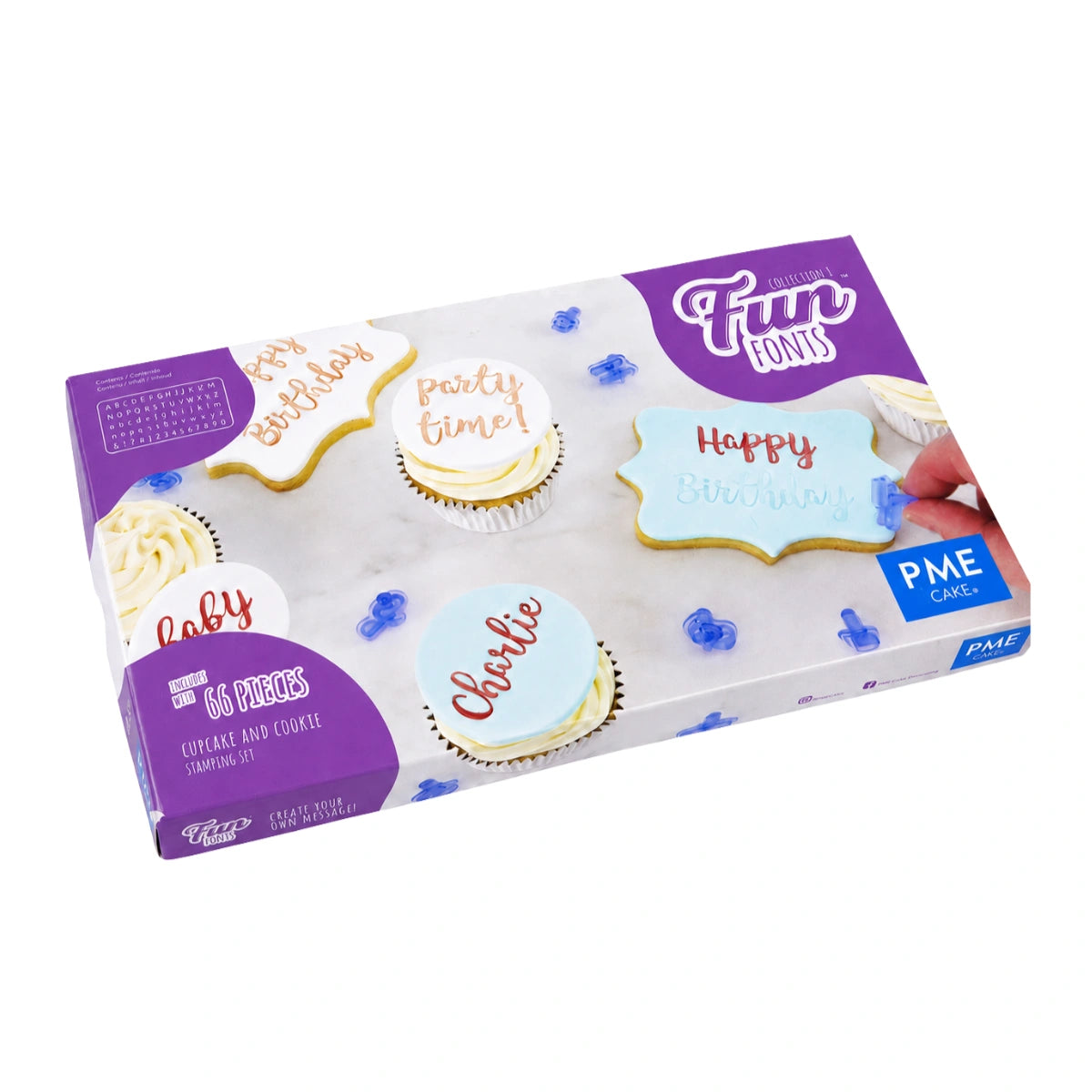 Fun Fonts - Cupcakes and Cookies of Collection 1 - PME