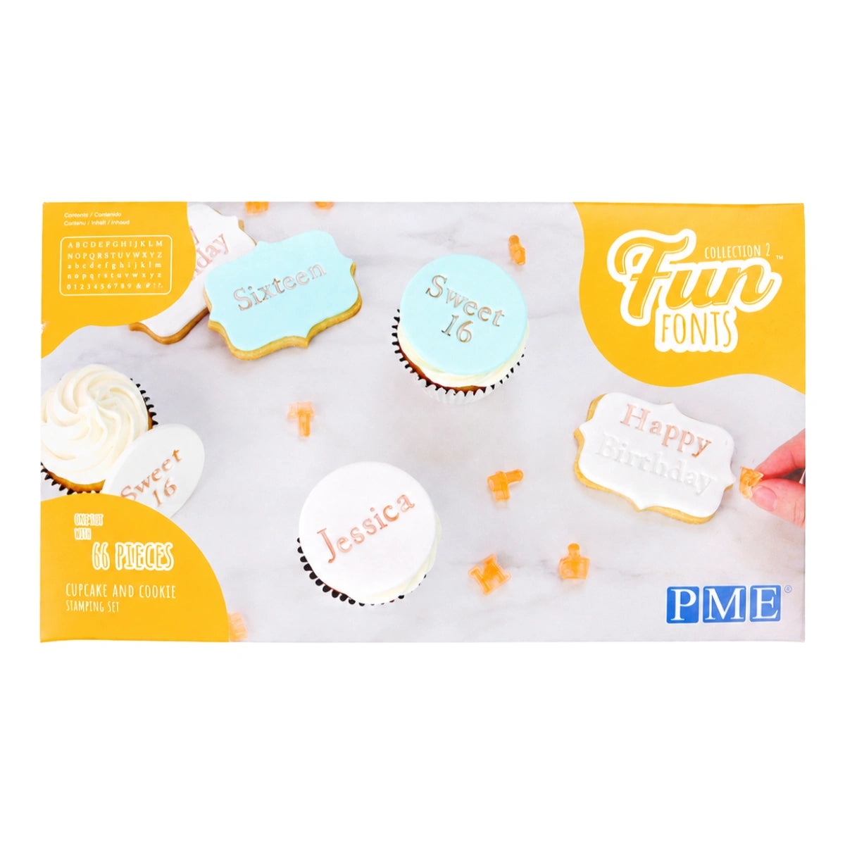 Fun Fonts - Cupcakes and Cookies of Collection 2 - PME
