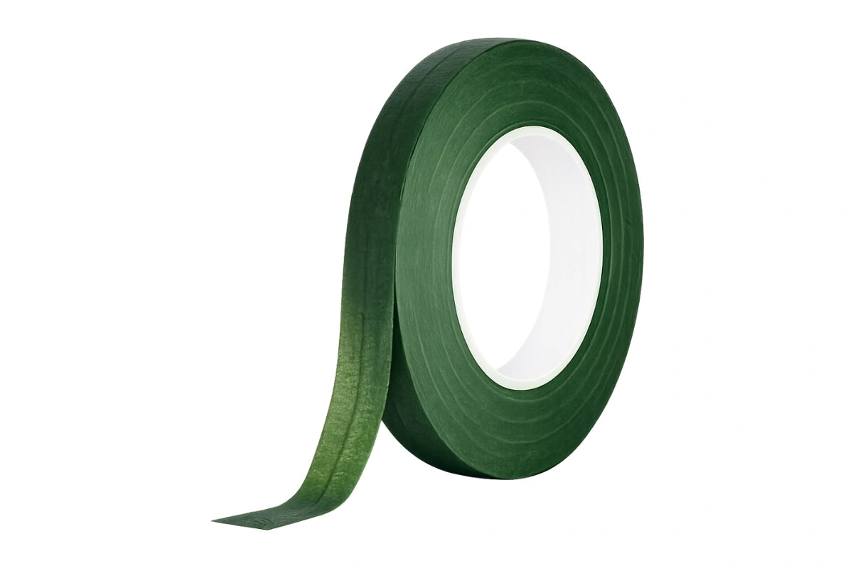 FLORAL TAPE - FLOWER MAKING TOOLS - FLOWER TAPES - DARK GREEN