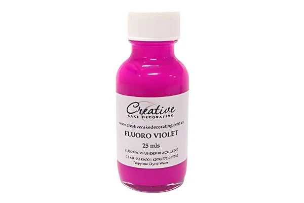 Fluoro Violet Liquid Colour 25ml - Creative Cake Decorating