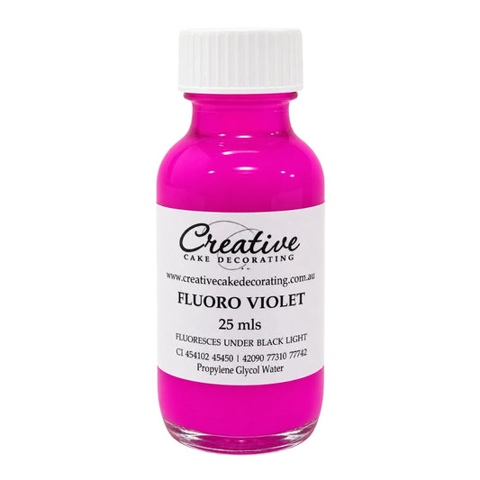 Fluoro Violet Liquid Colour 25ml - Creative Cake Decorating
