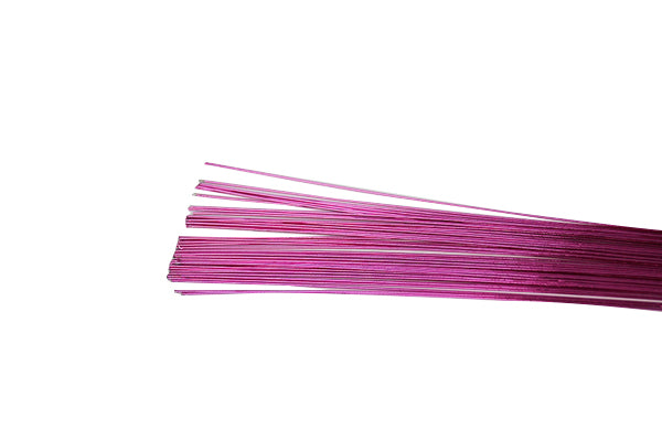 20 Gauge 50pk Metallic Flower Wires Iconic Cake Art - Pink