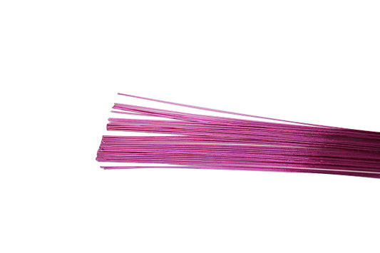 20 Gauge 50pk Metallic Flower Wires Iconic Cake Art - Pink