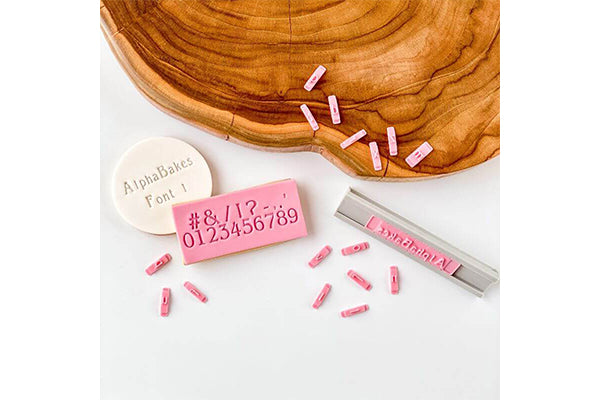 Alphabakes Medium Numbers and Symbols Font 1 Stamp Tiles (Bar Not Included) - Lissie Lou