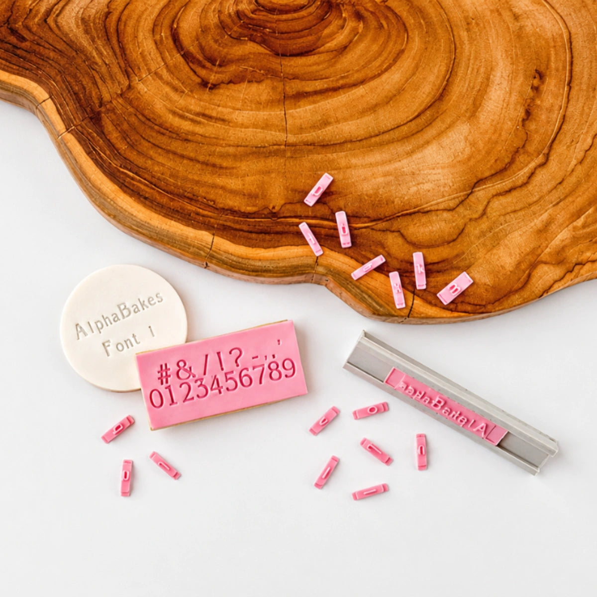 Alphabakes Medium Numbers and Symbols Font 1 Stamp Tiles (Bar Not Included) - Lissie Lou