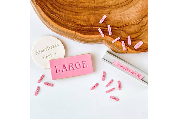 Alphabakes Large Uppercase Font 1 Stamp Tiles (Bar Not Included) - Lissie Lou