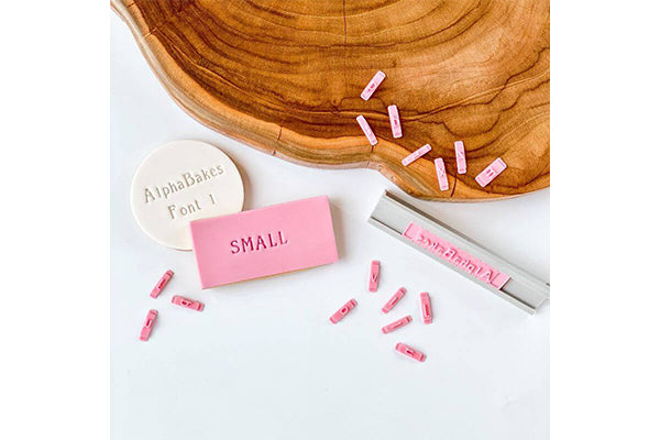 Alphabakes Small Uppercase Font 1 Stamp Tiles (Bar Not Included) - Lissie Lou