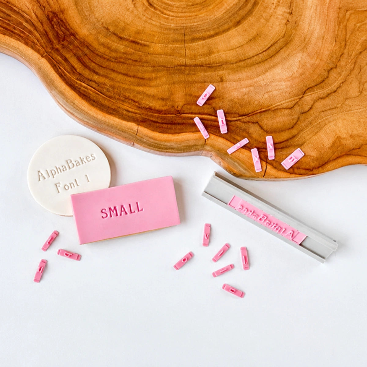 Alphabakes Small Uppercase Font 1 Stamp Tiles (Bar Not Included) - Lissie Lou