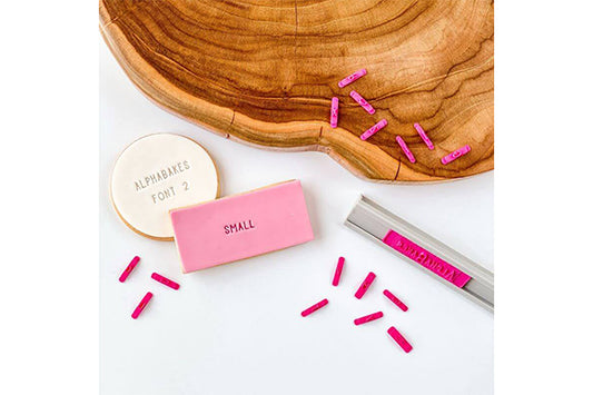 Alphabakes Small Uppercase Font 2 Stamp Tiles (Bar Not Included) - Lissie Lou