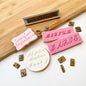Alphabakes Large Uppercase Font 7 Stamp Tiles (Bar Not Included) - Lissie Lou