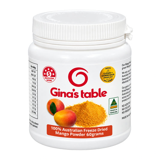 Freeze-Dried Mango Powder 60g - Ginas Table
