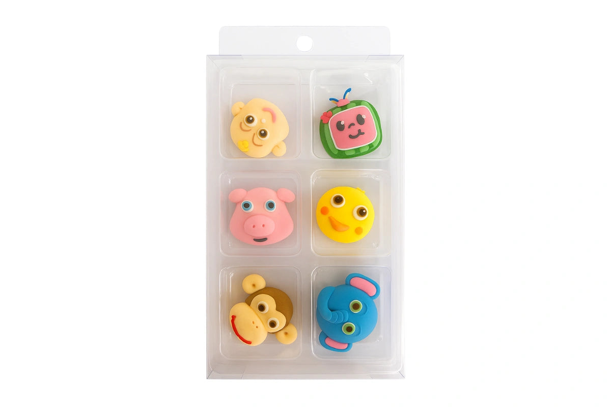 Cocomelon Sugar Decorations (6 Pack) - BSC