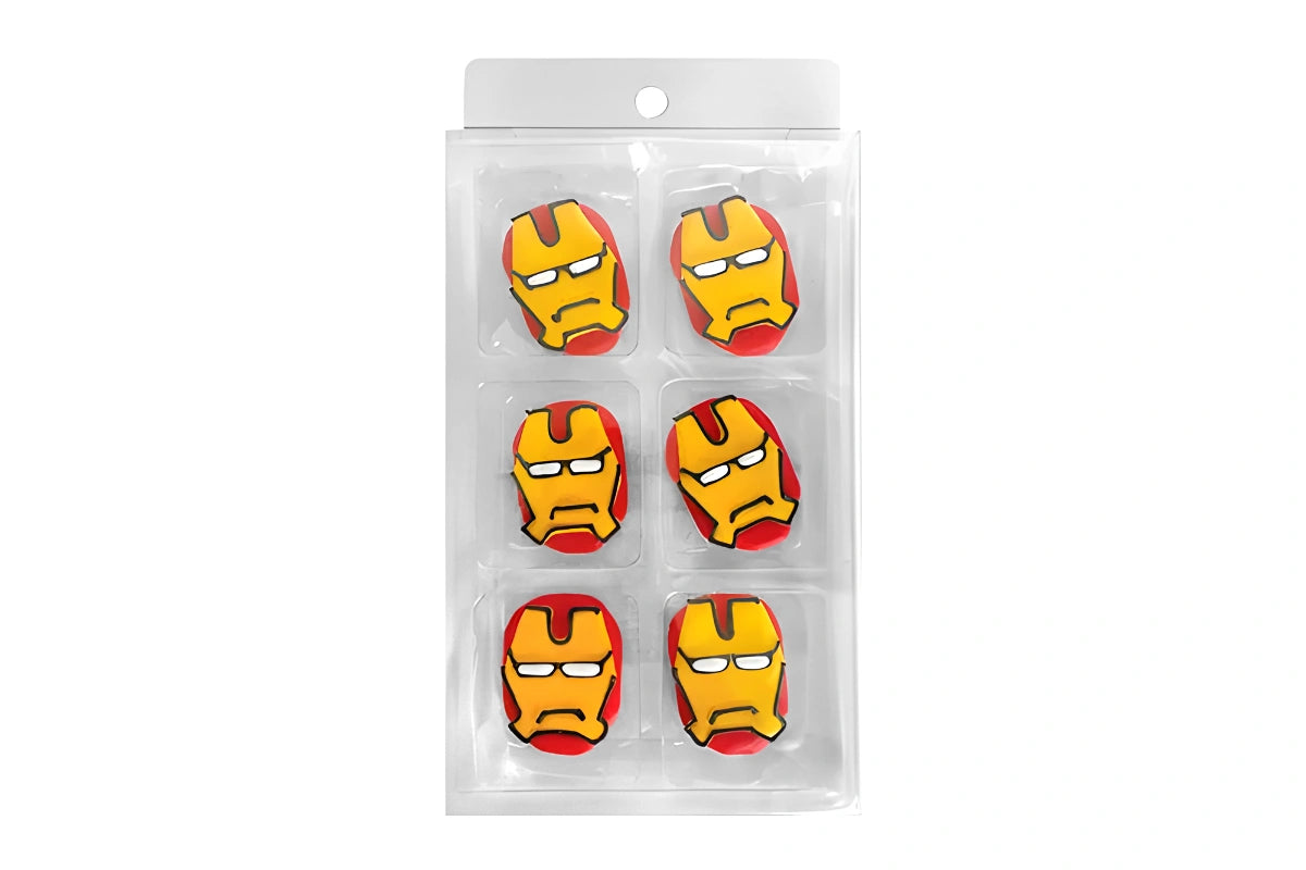 Iron Man Sugar Decorations (6 Pack) - BSC
