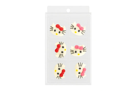 Hello Kitty Face Sugar Decorations (6 Pack) - BSC