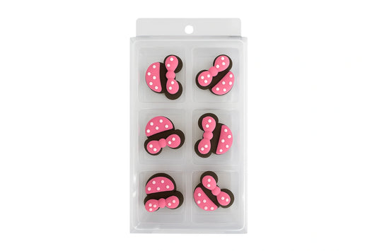 Minnie Mouse Head Sugar Decorations (6 Pack) - BSC