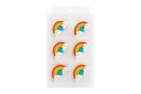 Rainbows Sugar Decorations (6 Pack) - BSC