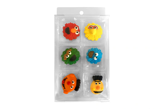 Sesame Street Sugar Decorations (6 Pack) - BSC