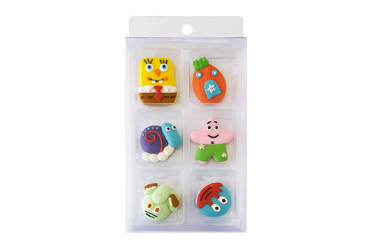 Spongebob Sugar Decorations (6 Pack) - BSC