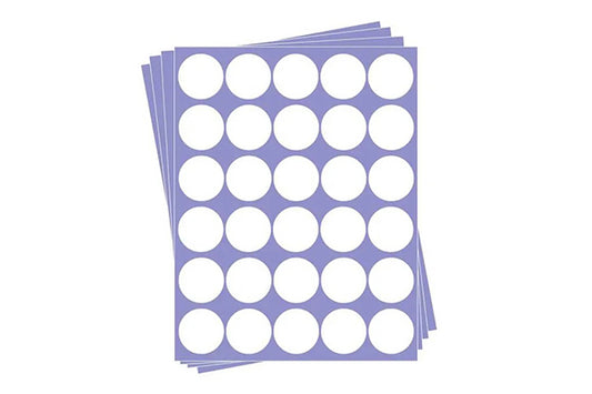 Circles (24 Sheet Per Pack) Edible Printing Frosting Sheets 1.5 Inch - Kopykake